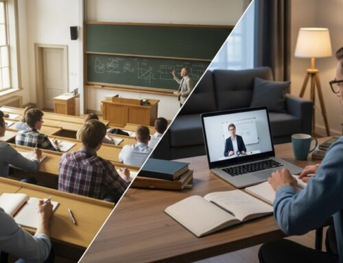 Comparing College Learning Formats: In-Person to Online